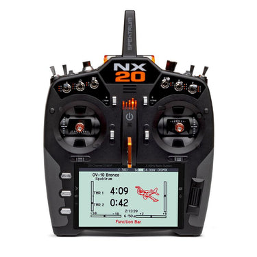 Spektrum SPMR20500 NX20 2.4Ghz DSM-X 20 Channel Transmitter Only